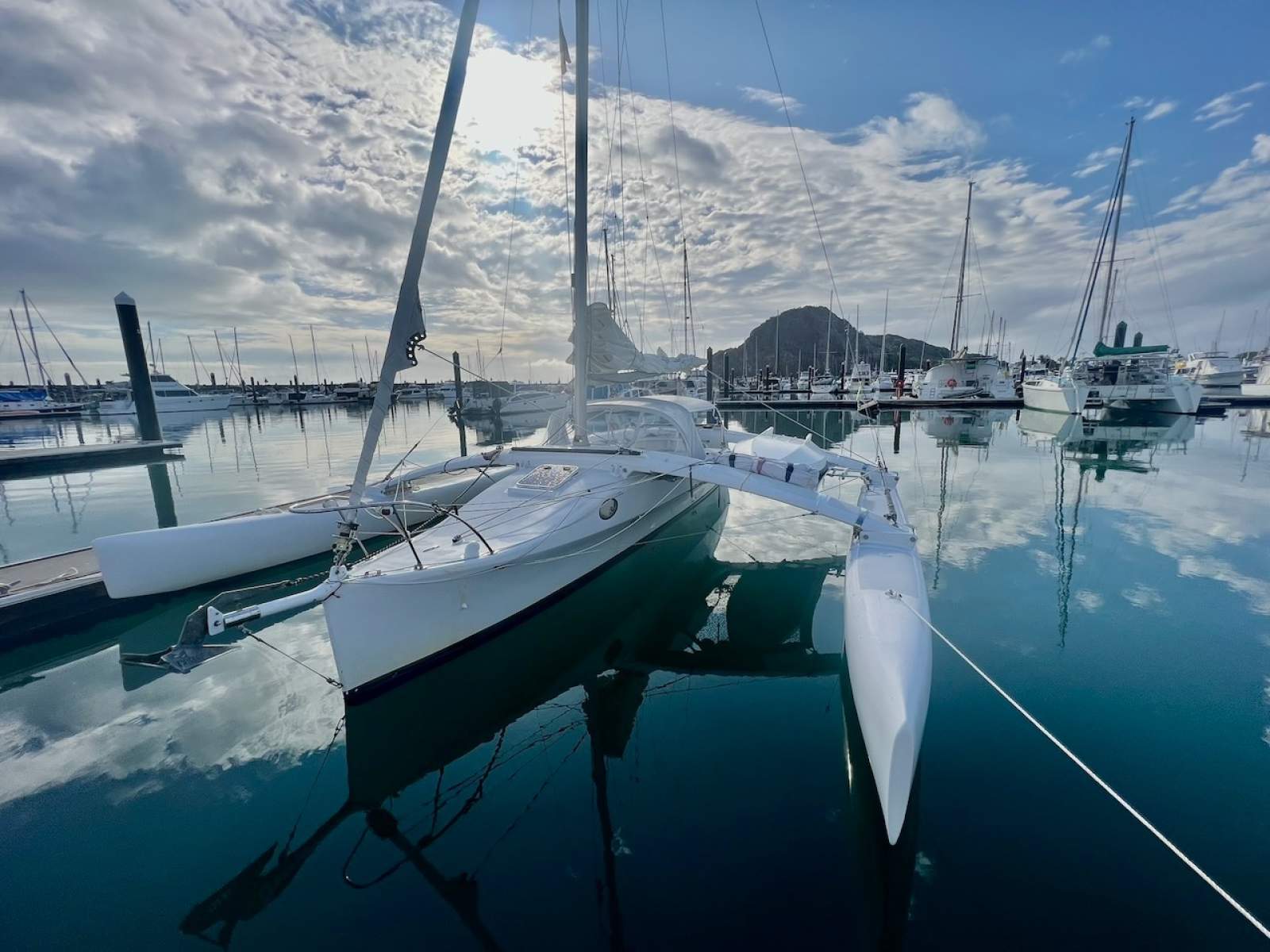 Dick Newick Trea 26:Very slippery!