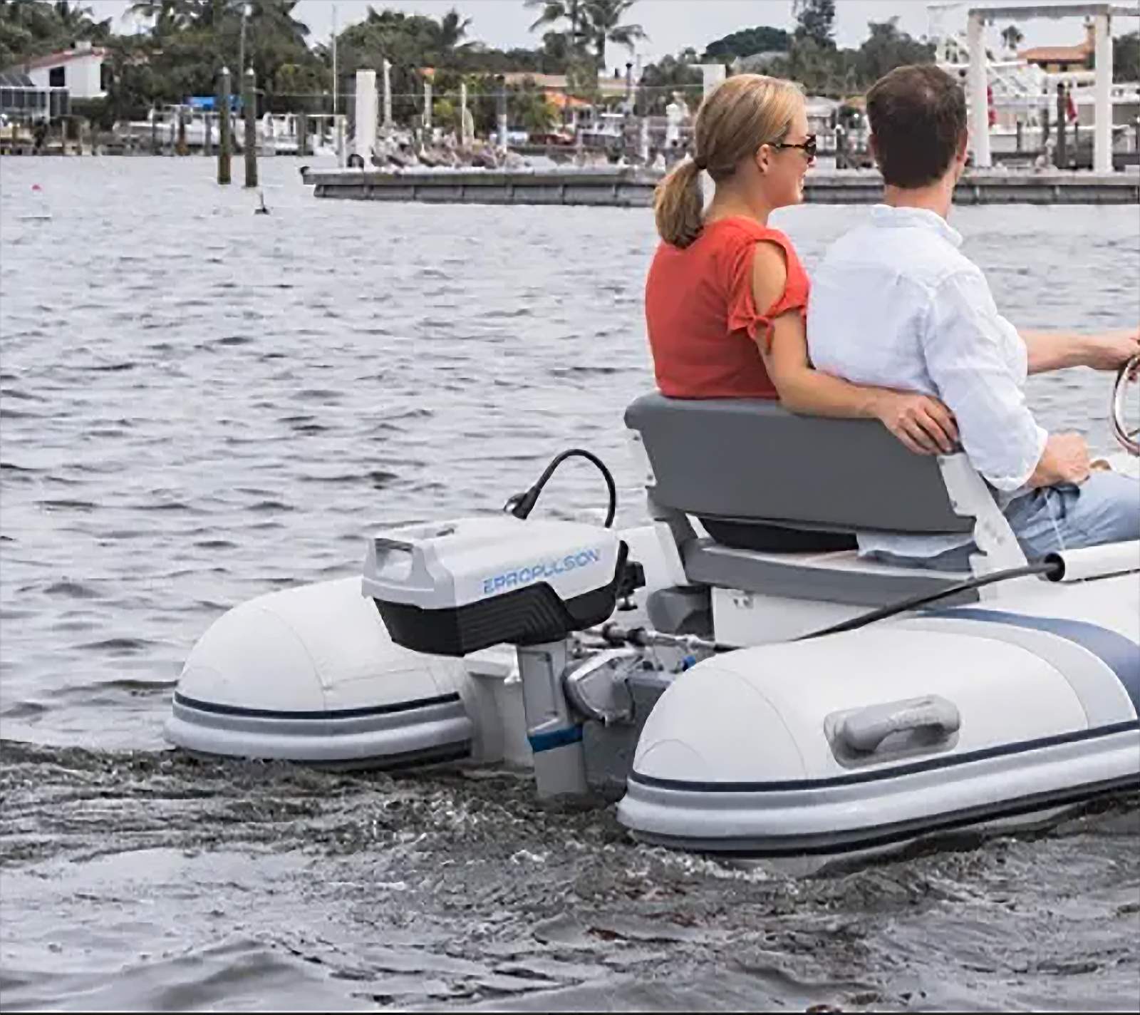 EPropulsion Spirit 1.0 Evo Electric Outboard - 2 Batteries + Remote Kit