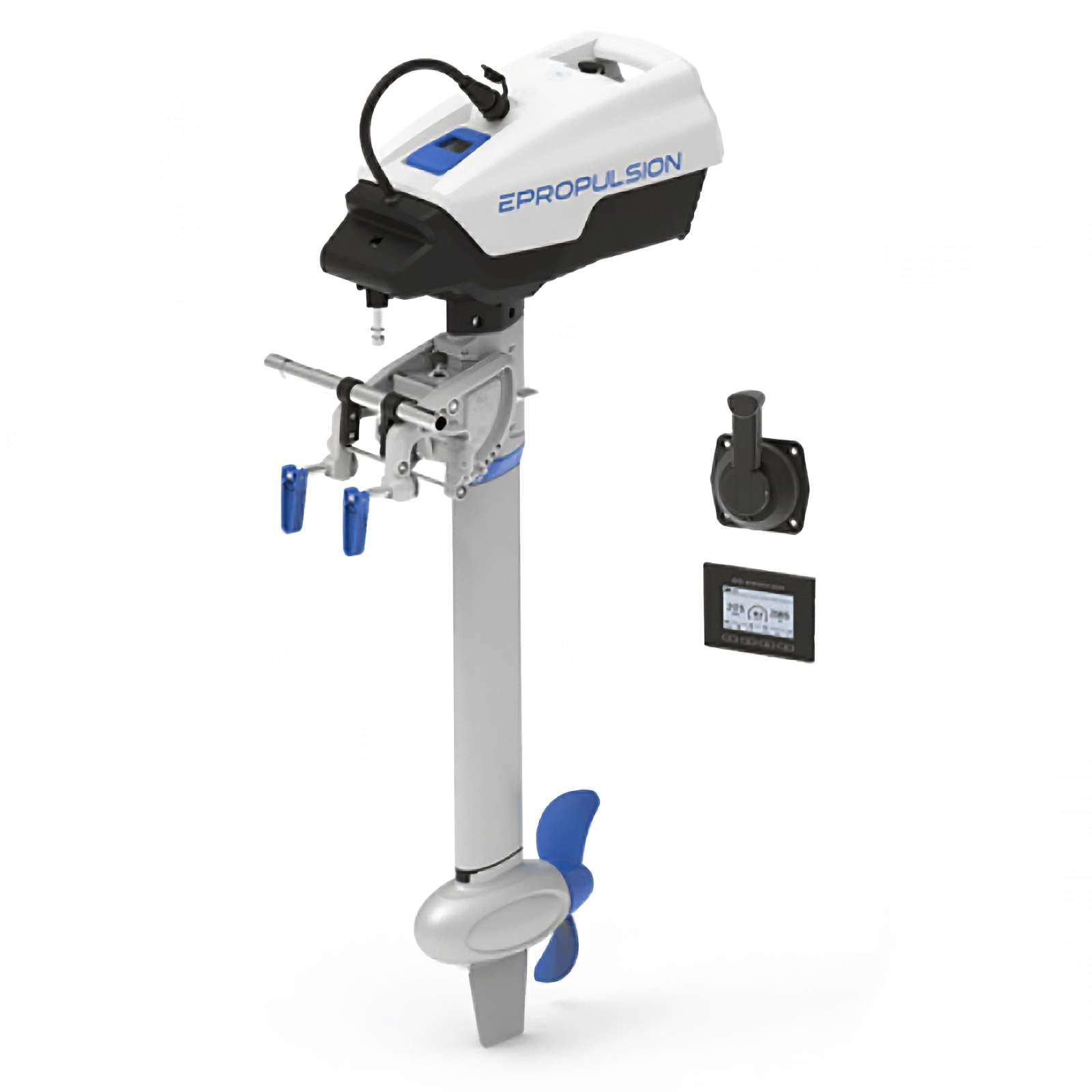 EPropulsion Spirit 1.0 Evo Electric Outboard - 2 Batteries + Remote Kit