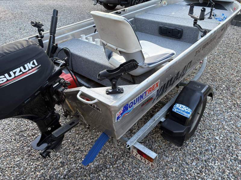 Quintrex 370 Explorer 15hp Suzuki 4 stroke outboard