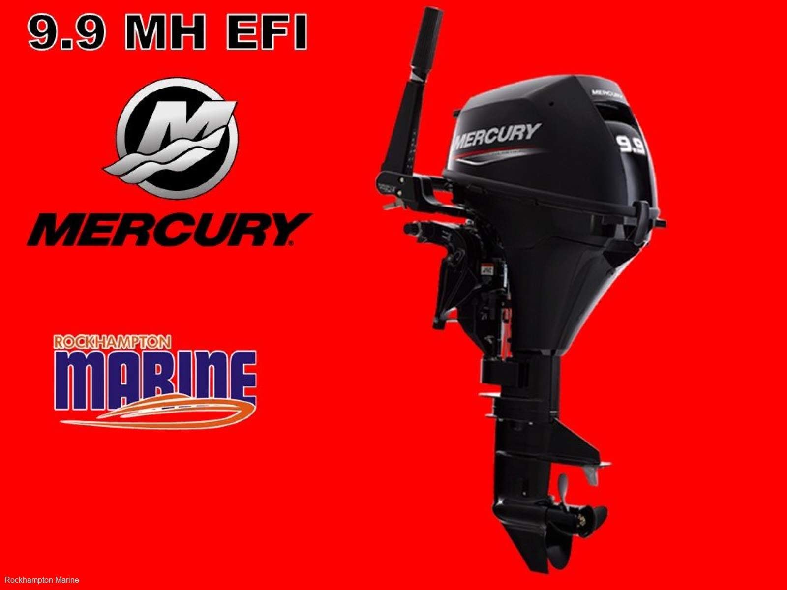MERCURY 9.9HP FOUR STROKE SHORT SHAFT MANUAL START TILLER STEER OUTBOARD
