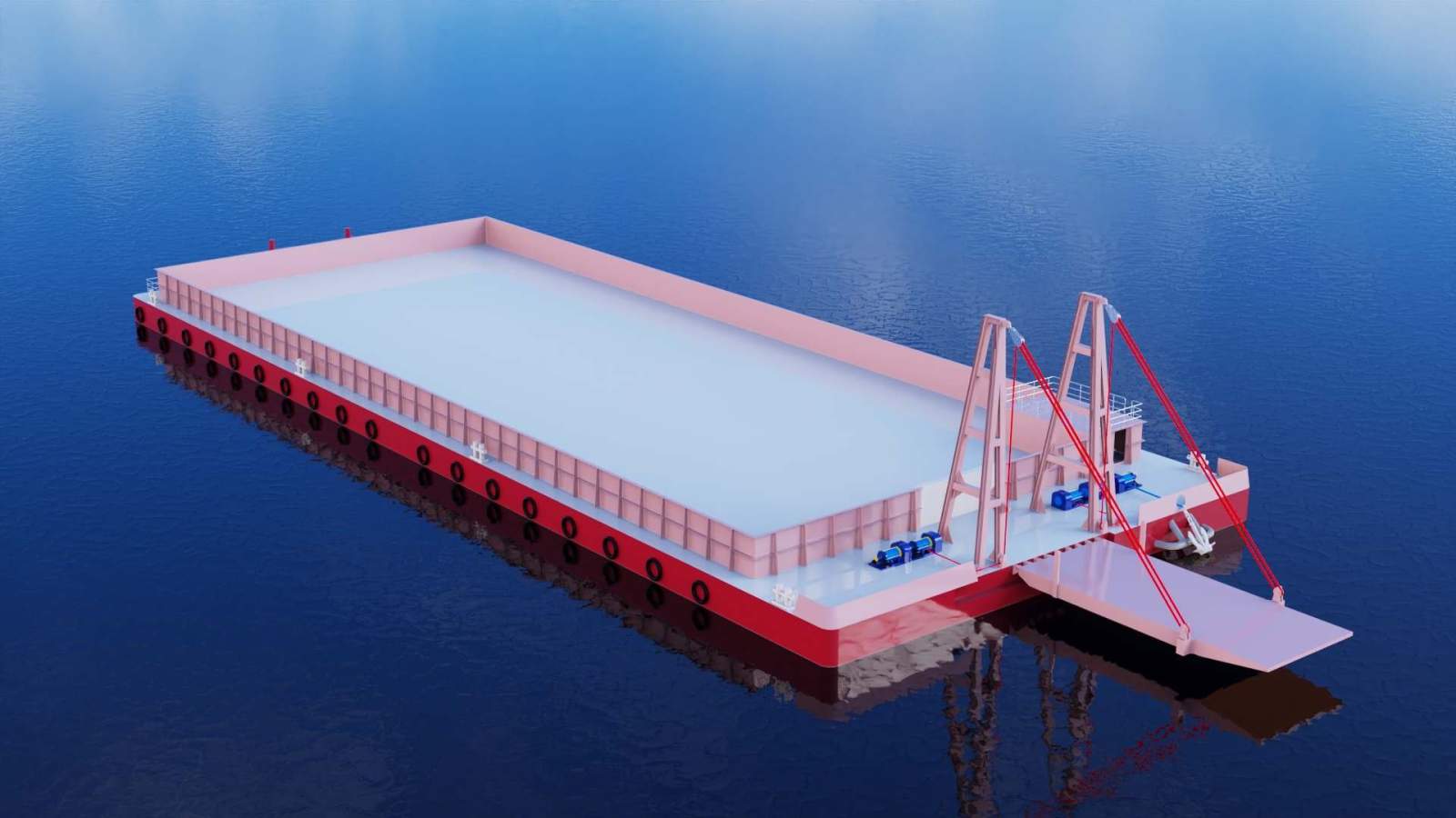 Stalwart Marine Barge - Gravel Barge 65m x 25