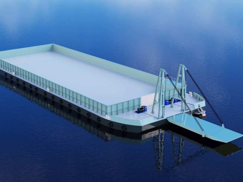 Stalwart Marine Barge - Gravel Barge 70m x 25