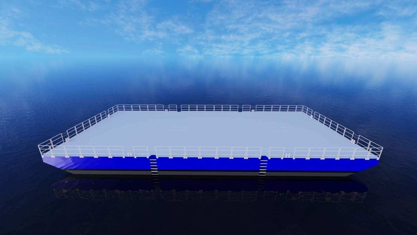 Stalwart Marine Barge - Non-sectional Deck Barge 24m