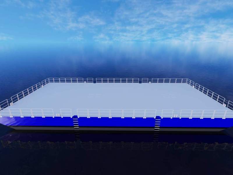 Stalwart Marine Barge - Non-sectional Deck Barge 24m