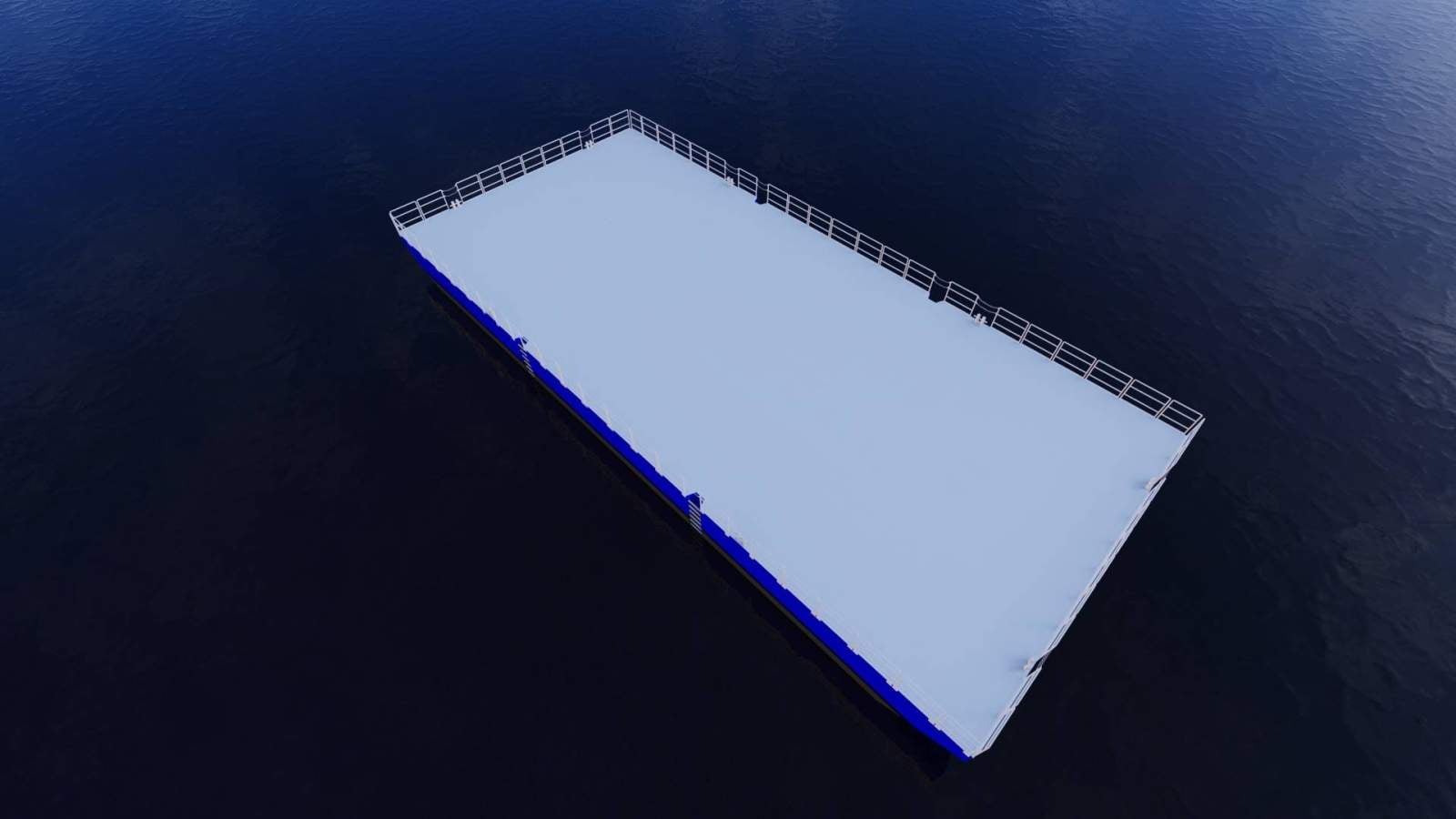 Stalwart Marine Barge - Non-sectional Deck Barge 24m