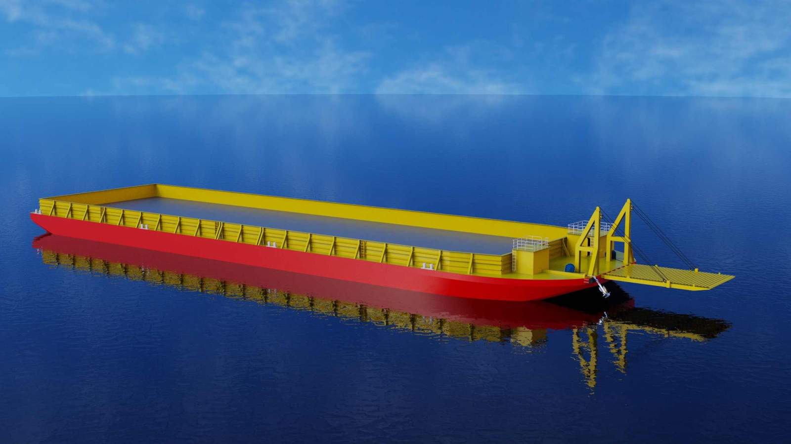 Stalwart Marine Barge - Gravel Barge 76m