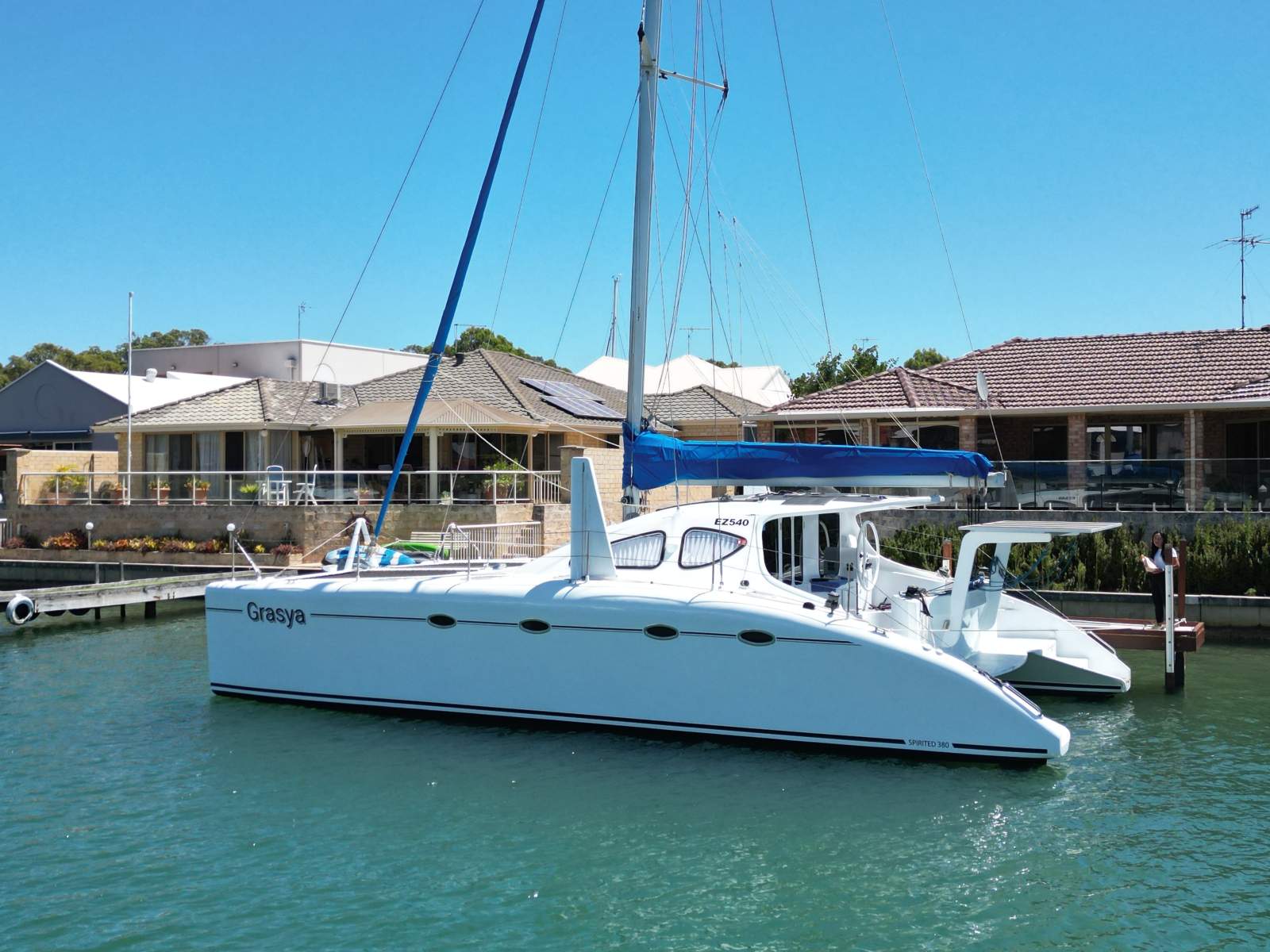 Spirited 380 Catamaran - Electric Sail Drives - Presents as New