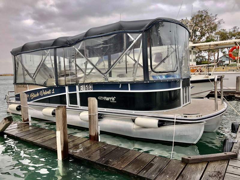 Harris Flotebote Pontoon Barge Pontoon Grand Mariner Salt water edition