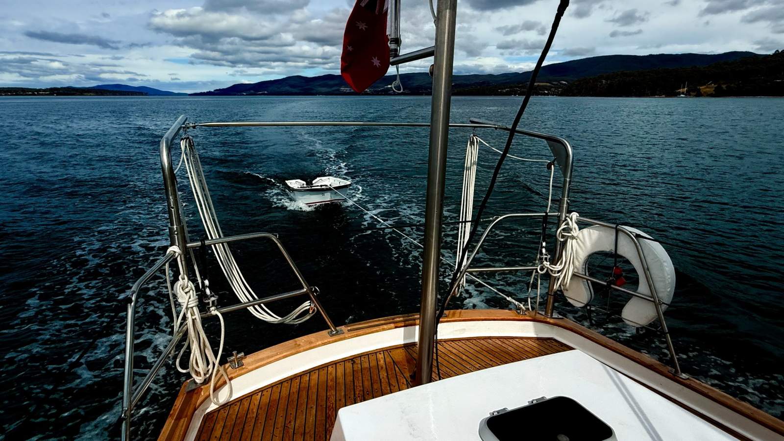 Max Creese Huon Pine 39 Pilothouse Cutter White Star &ndash; The Quintessential Tasmanian Yacht