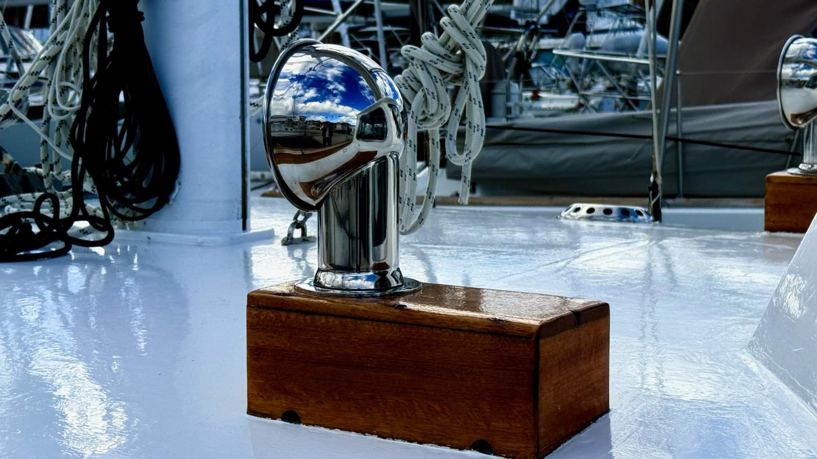 Max Creese Huon Pine 39 Pilothouse Cutter White Star &ndash; The Quintessential Tasmanian Yacht