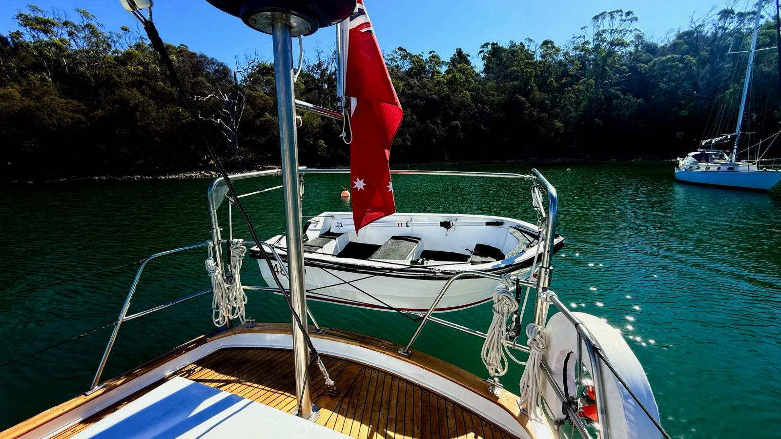 Max Creese Huon Pine 39 Pilothouse Cutter White Star &ndash; The Quintessential Tasmanian Yacht