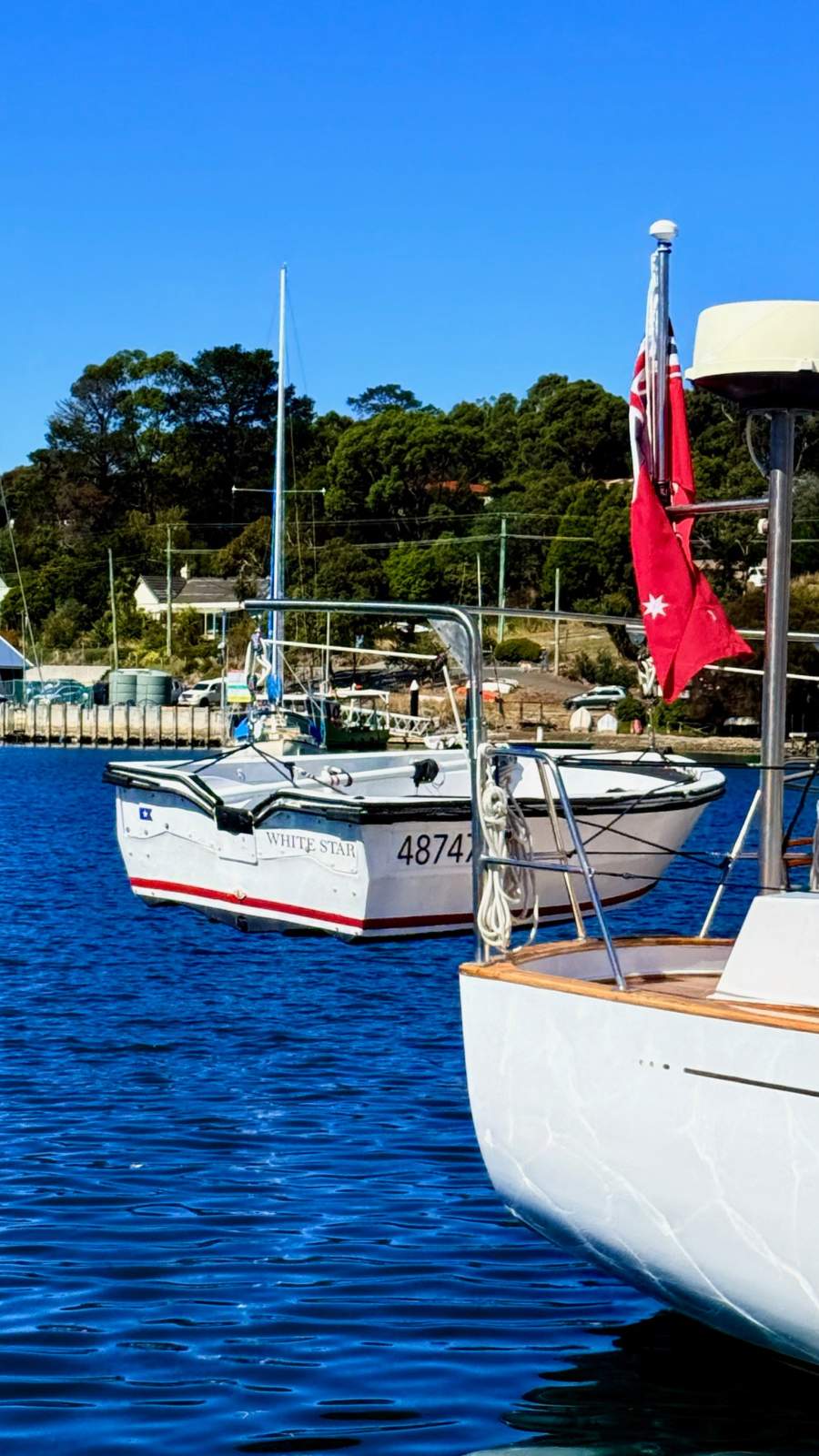 Max Creese Huon Pine 39 Pilothouse Cutter White Star &ndash; The Quintessential Tasmanian Yacht