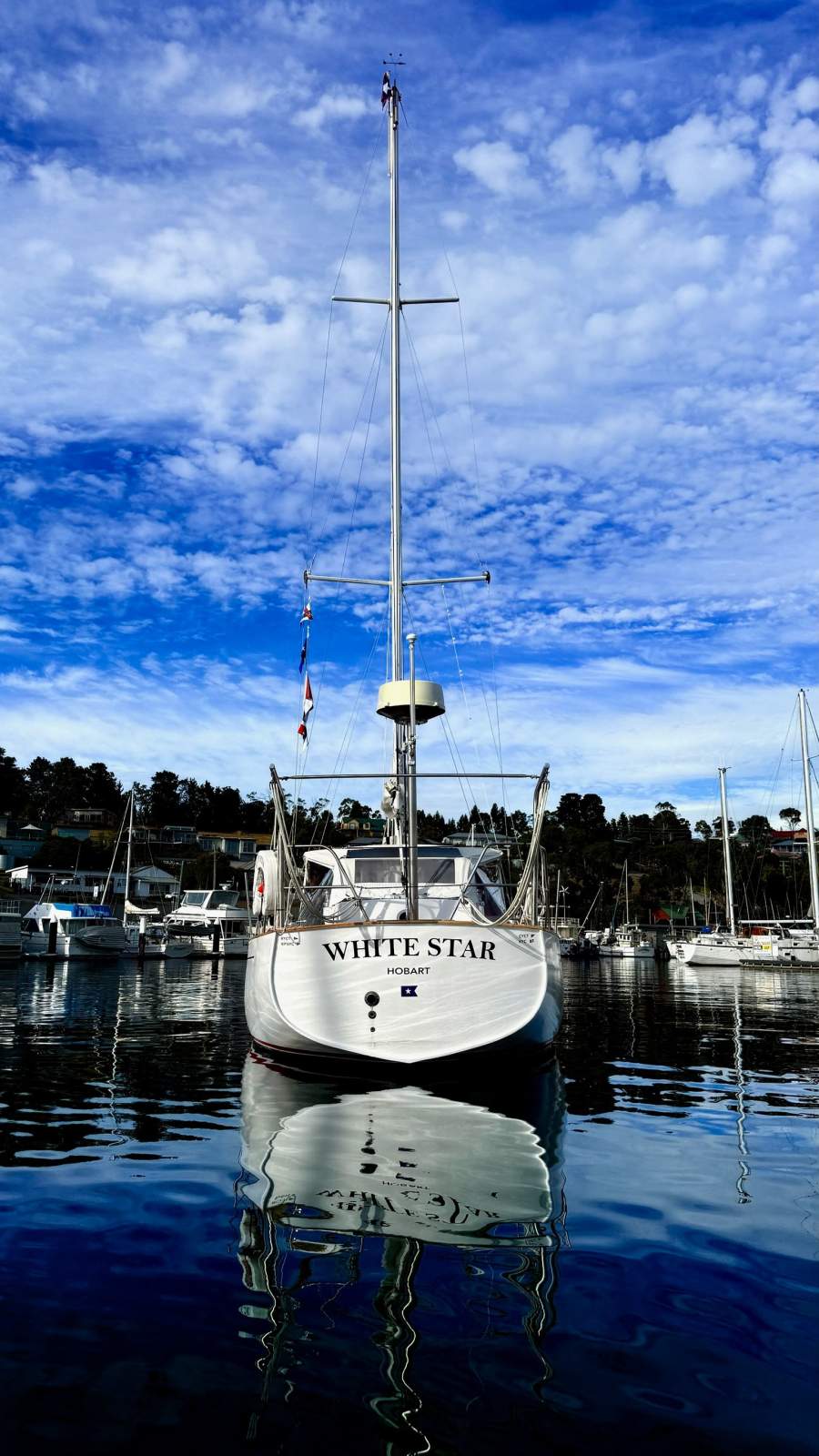 Max Creese Huon Pine 39 Pilothouse Cutter White Star &ndash; The Quintessential Tasmanian Yacht