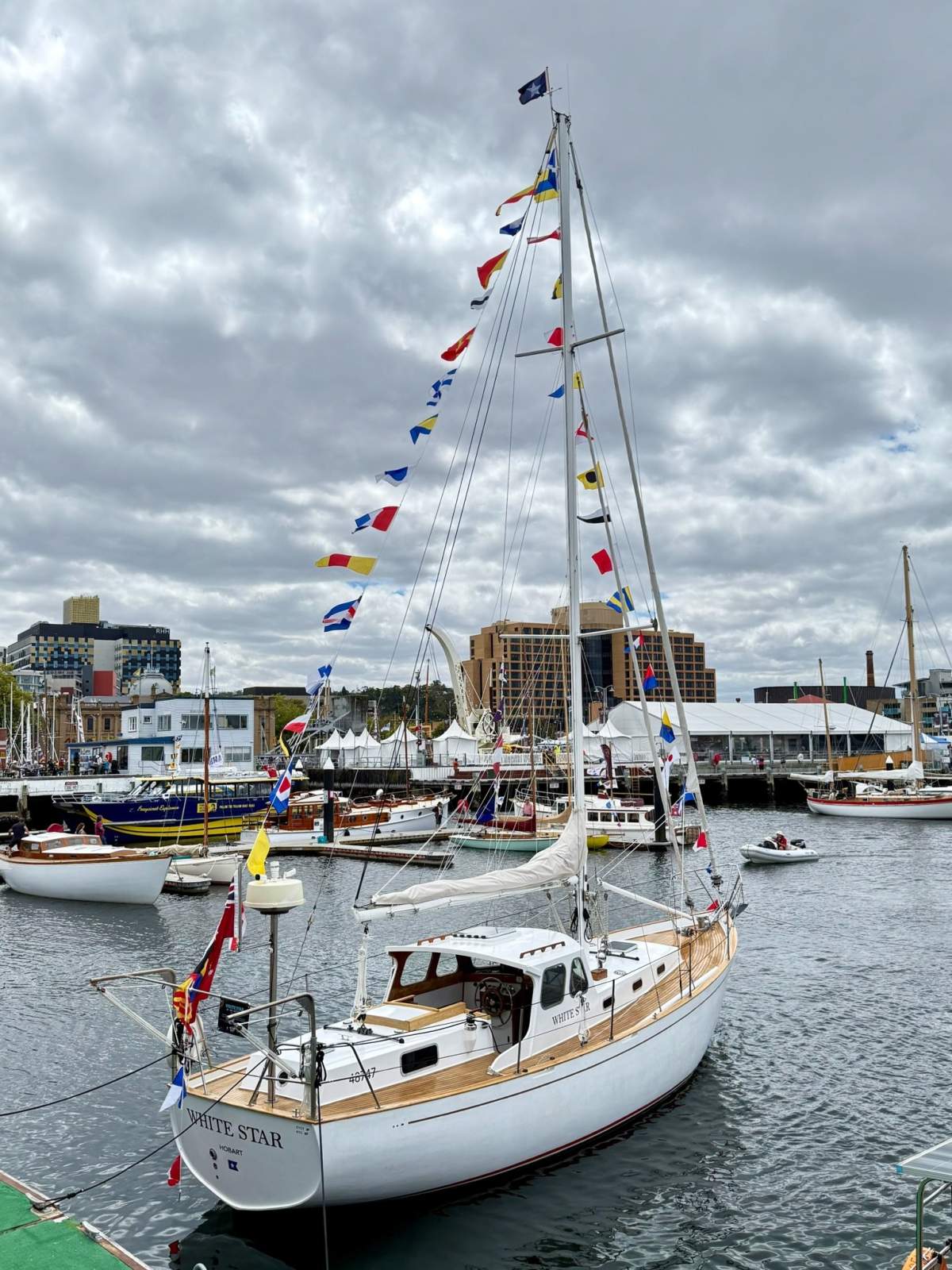 Max Creese Huon Pine 39 Pilothouse Cutter White Star &ndash; The Quintessential Tasmanian Yacht