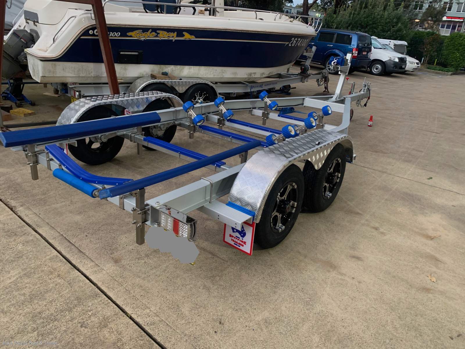 Spitfire Aluminium Boat Trailer Dual Axel