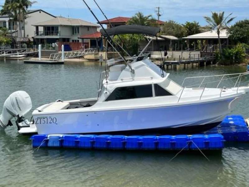 Bertram 25 Flybridge Single Outboard Conversion 350hp Mercury Verado