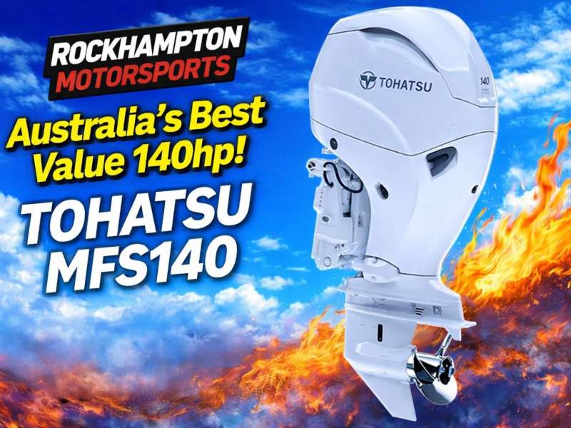 TOHATSU MFS140 - BELUGA WHITE - 25" SHAFT - FORWARD CONTROL
