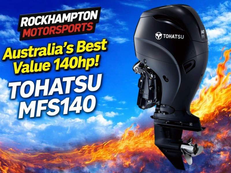 TOHATSU MFS140 - FORWARD CONTROL - 25" SHAFT - AQUAMARINE BLUE
