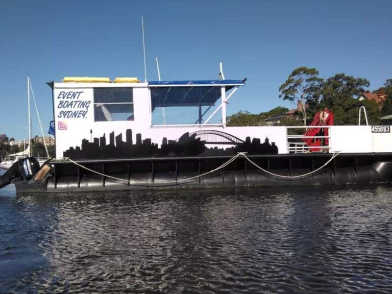 Custom Tri Hull Commercial Charter Barge