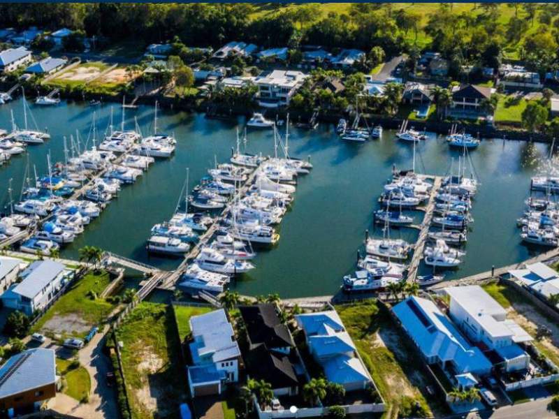 15m x 9m Catamaran berth for rent at Bluewater Marina, Cairns