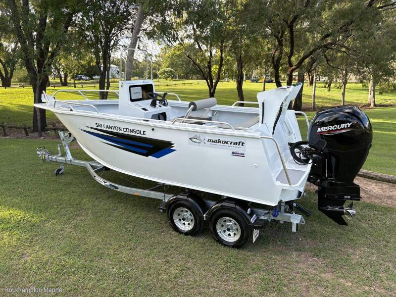 Makocraft 561 Canyon Console - 150hp Mercury - Drive Away Package