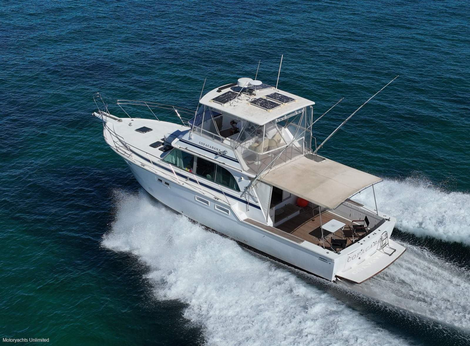 Bertram Caribbean 42 extended to 45 - Prime berth at Port Coogee!