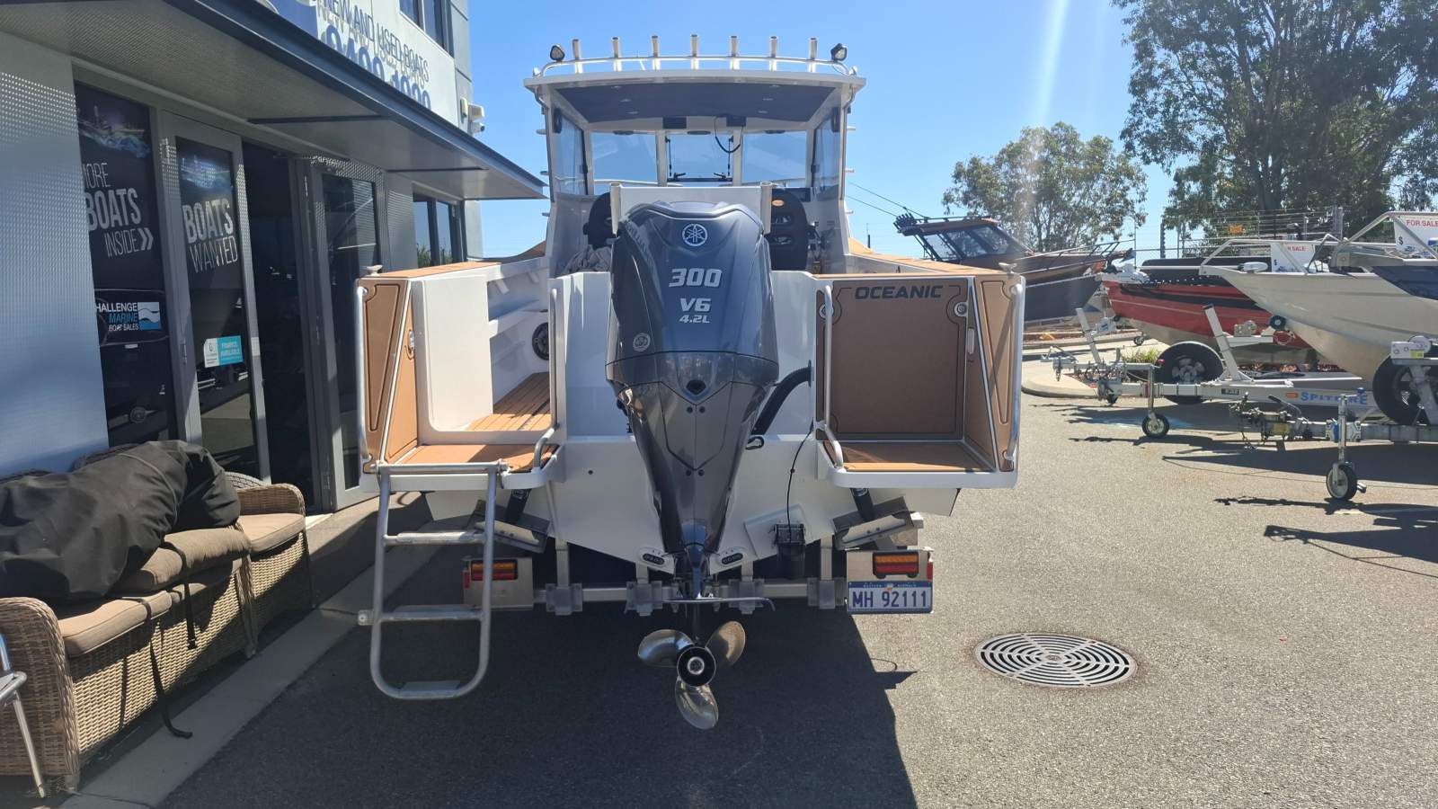 Oceanic Fabrication 8.2 Hardtop with Yamaha 300HP 4 Stroke 175 hours!!