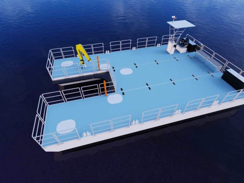 Stalwart Marine Barge SPB12 Pile Barge