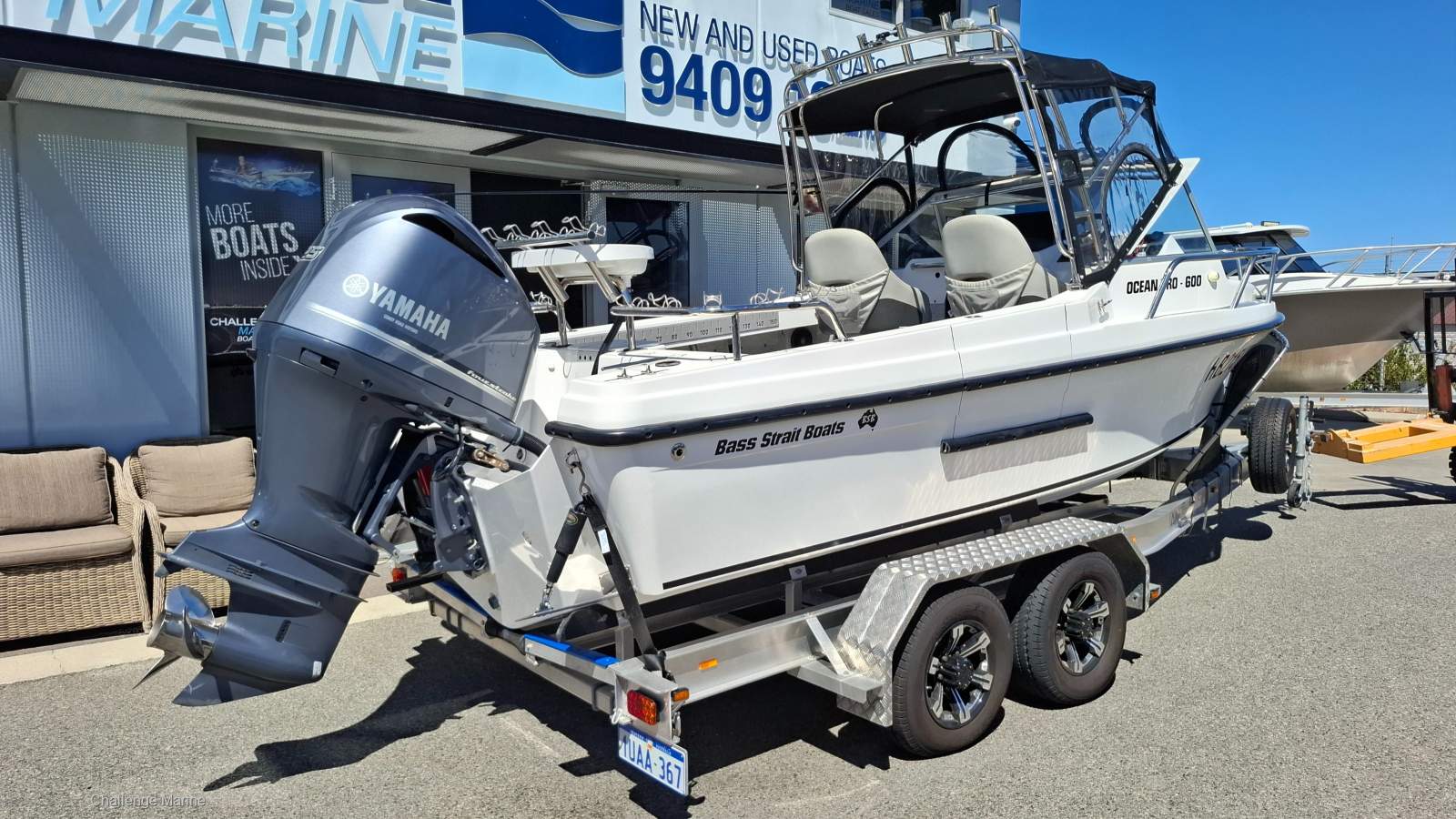Bass Strait Boats Ocean Pro 600 - 2017 weapon with a Yamaha 225 HP 4 stroke