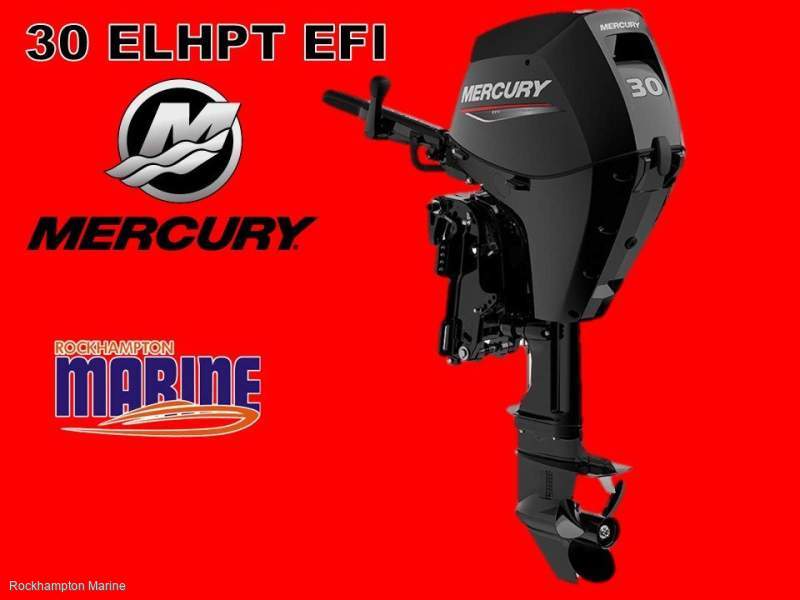 BRAND NEW MERCURY 30HP FOUR STROKE LONG SHAFT ELECTRIC START TILLER STEER