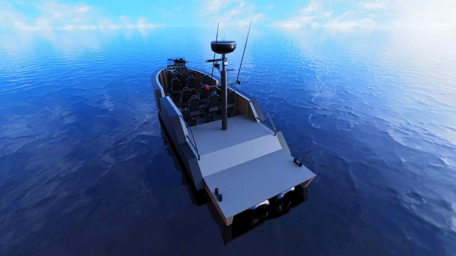 Stalwart Marine Patrol AirRide Xpress 8.8 Inboard Open Layout