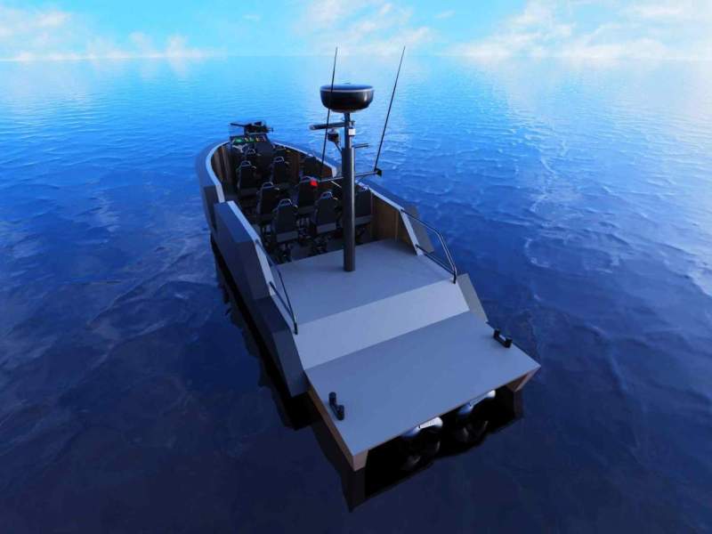 Stalwart Marine Patrol AirRide Xpress 8.8 Inboard Open Layout