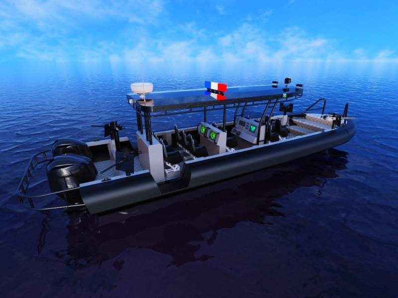 Stalwart Marine Patrol RHIB 12 Pirate Boat