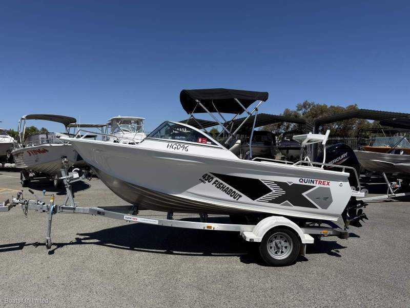 Quintrex 430 Fishabout Pro ONLY 15 HOURS OLD WHY BUY NEW SAVE $$$