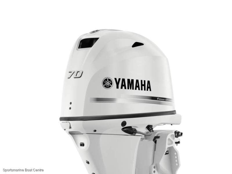 Yamaha F70LB2 White Outboard Motor