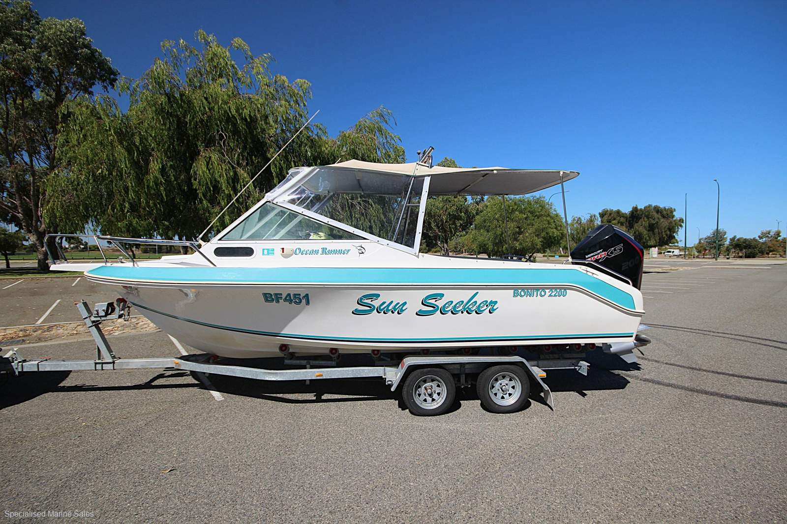 Bonito 220 Ocean Runner *** ENGINE REPLACED 2020 *** $63,000 ***