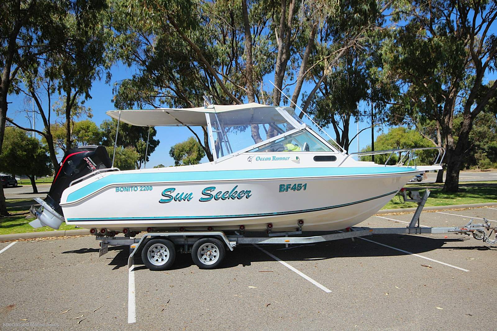 Bonito 220 Ocean Runner *** ENGINE REPLACED 2020 *** $63,000 ***