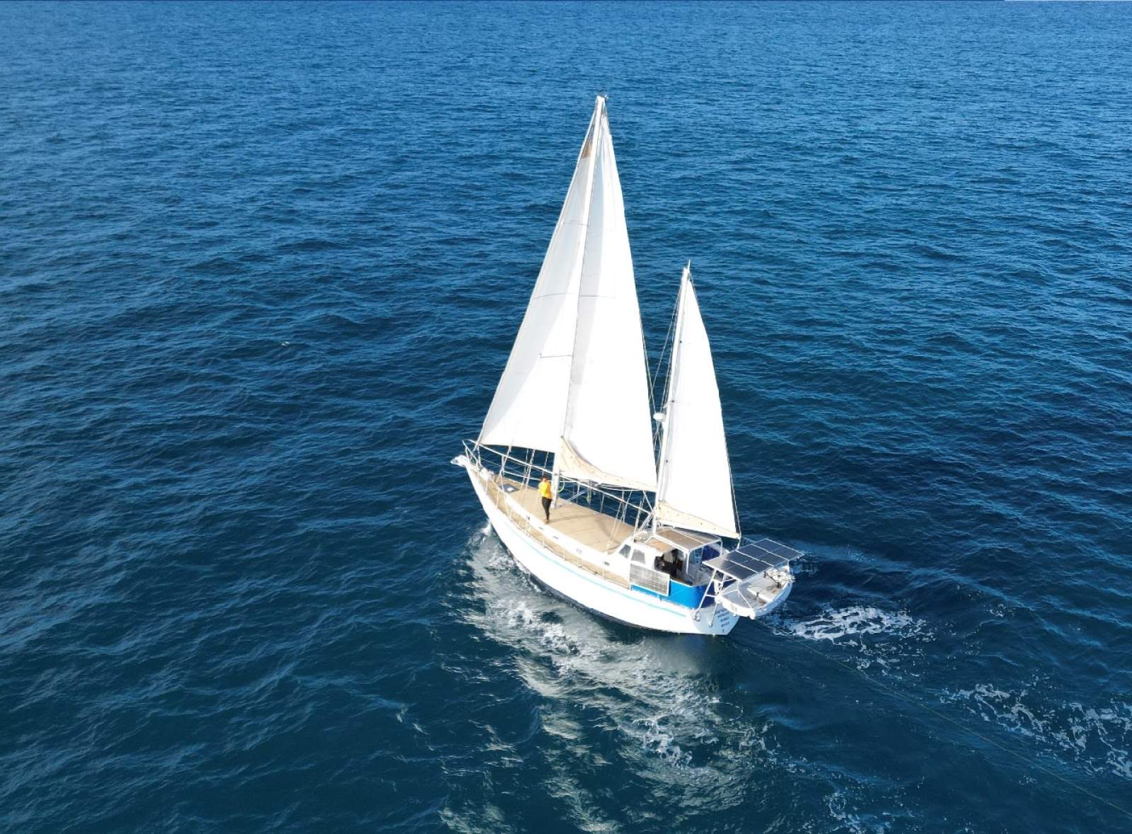 Bruce Roberts 45 Pilothouse Staysail Ketch