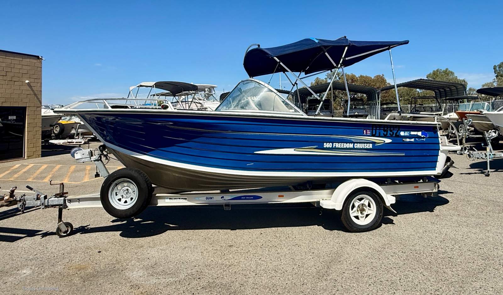 Quintrex 560 Freedom Cruiser GREAT FAMILY BOWRIDER MOTOR HAS JUST BEEN SERVICED