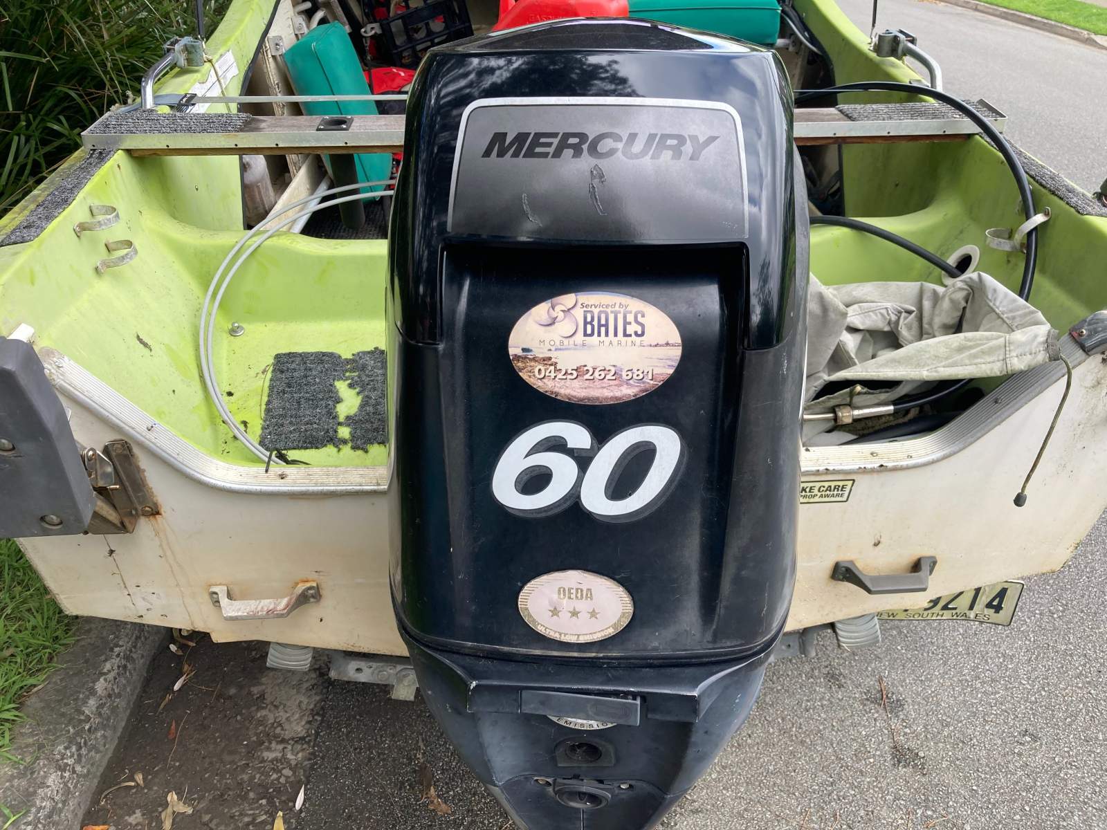 Mercury 60 hp 4 Stroke Service Log Books Foward Controls Can Delivery ?