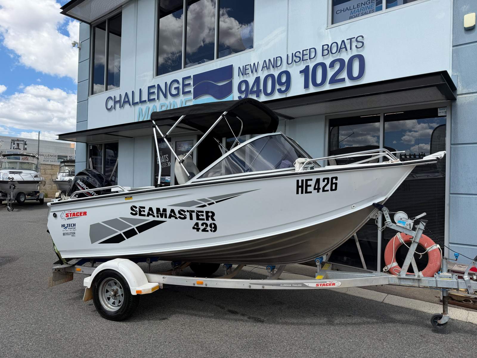 Stacer 429 Sea Master With 60HP Mercury (18 Hours!)