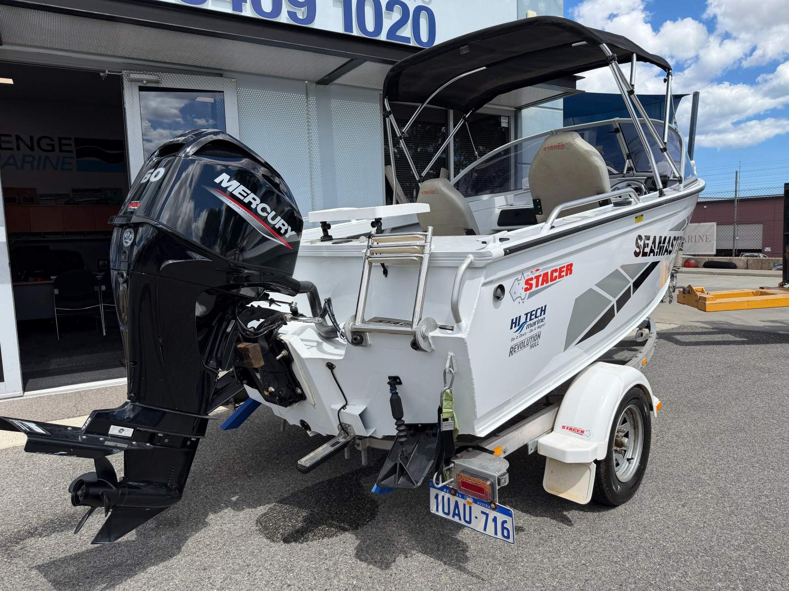 Stacer 429 Sea Master With 60HP Mercury (18 Hours!)