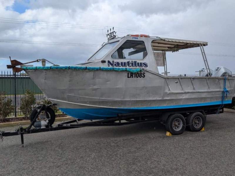 7.3m Aluminium Dive Vessel in 2C Survey