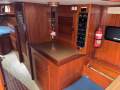 Hallberg-Rassy 42 Renowned blue water cruiser:Eutectic fridge/freezer lift lid tropical insulation