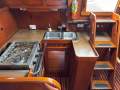 Hallberg-Rassy 42 Superb comfortable blue water cruiser:U shaped sea galley