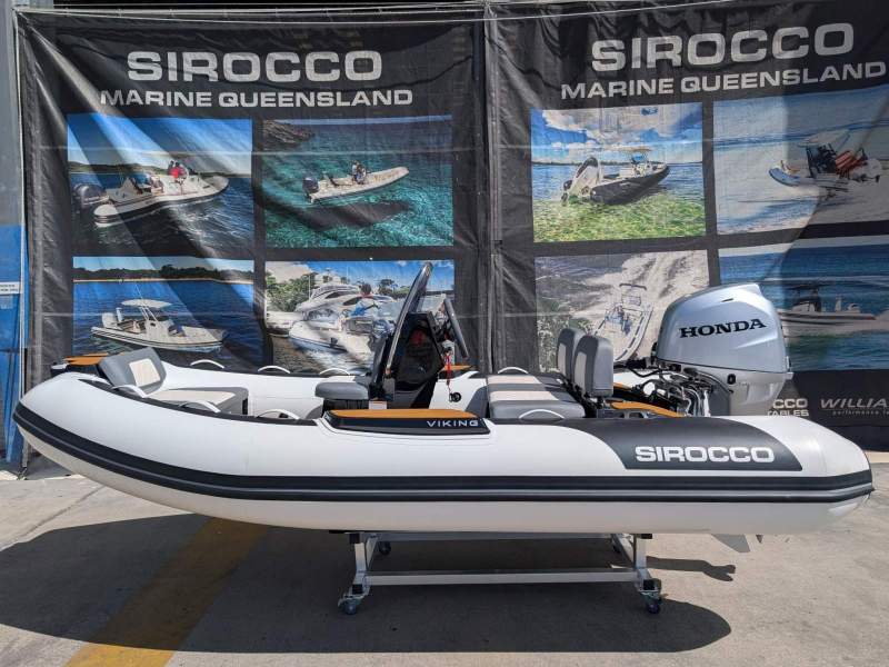 Sirocco RIB- Alloy V360 Alloy centre console RIB with hypalon tubes