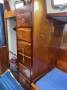 Seabreeze 35 Cruising Yacht (Full Keel):Drawer storage and hanging/ wet locker
