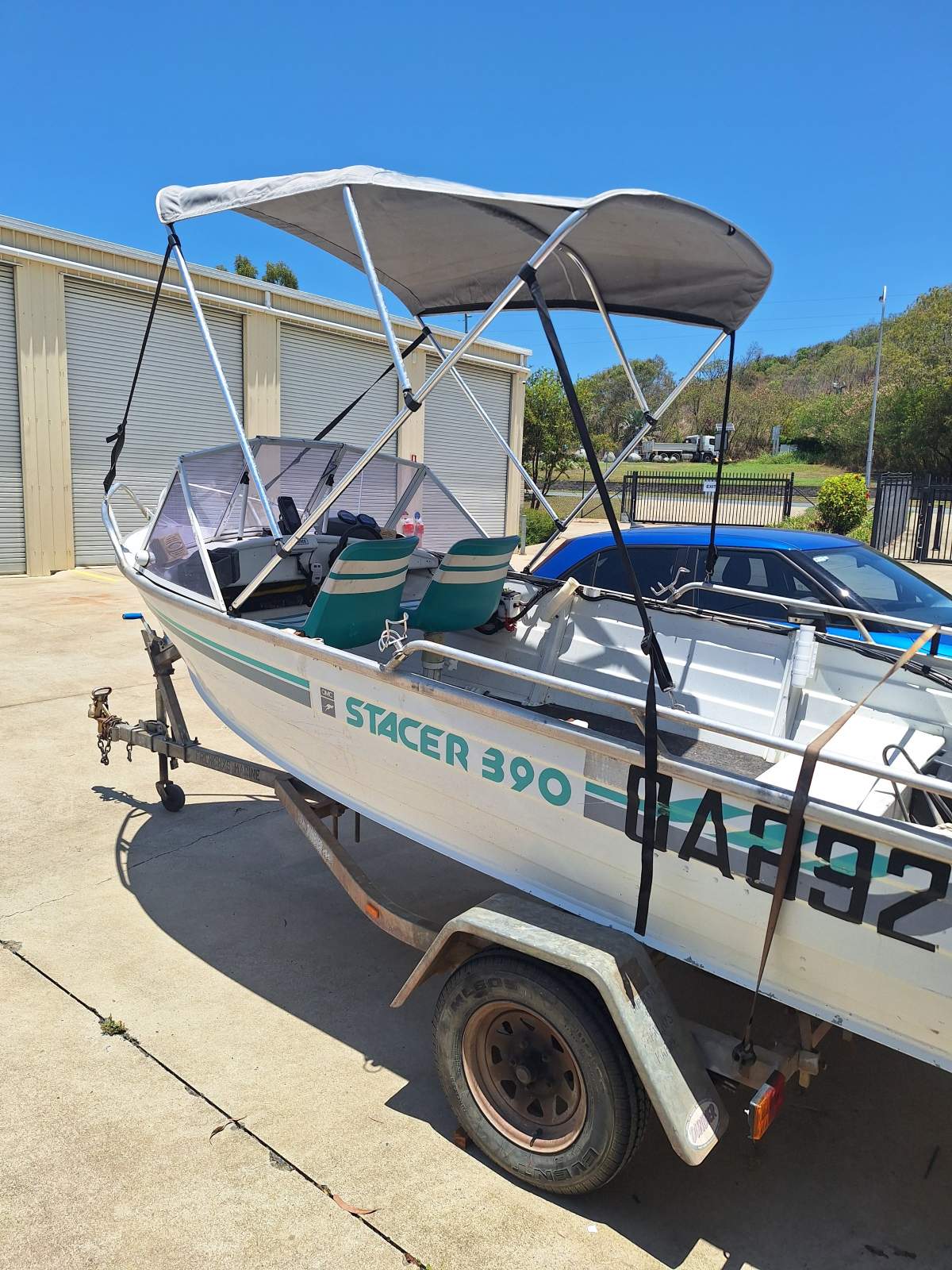 Stacer 390 Open with 30HP as new Yamaha engine