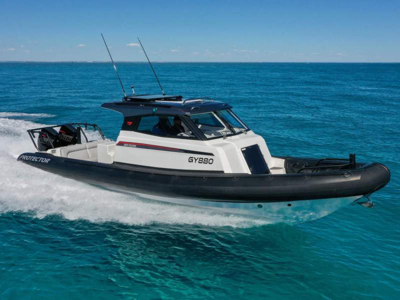 Protector 330 Targa with Trailer